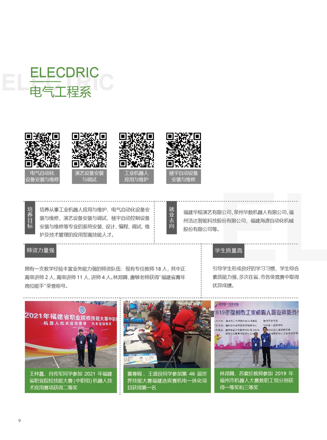 福州第一技师学院2021年招生手册(图10)