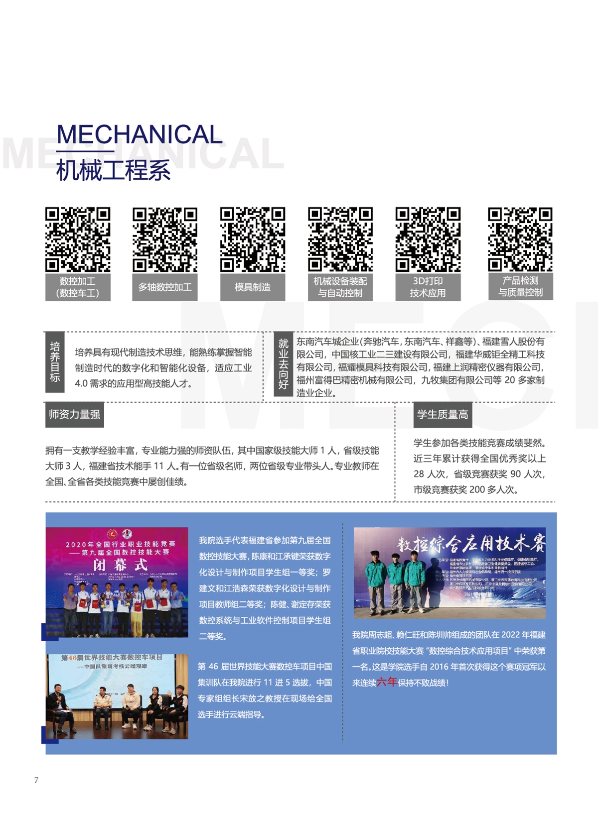 福州第一技师学院2022年招生手册(图8)